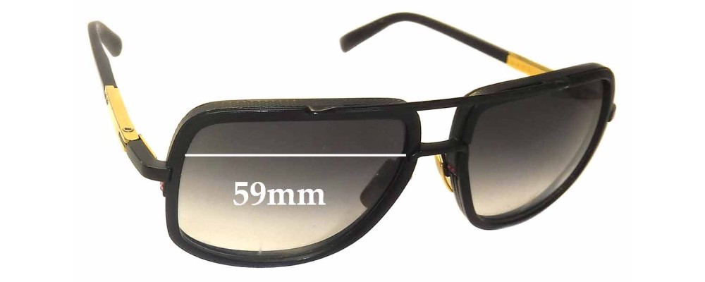 Dita Mach One Replacement Sunglass Lenses - 59mm wide