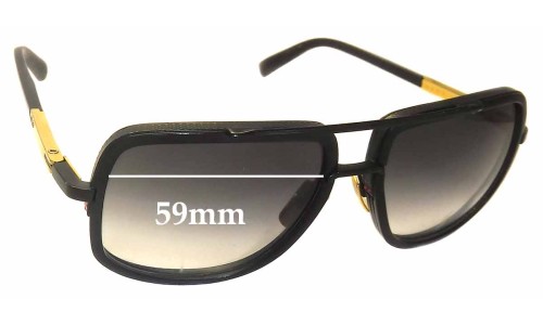 Sunglass Fix Replacement Lenses for Dita Mach One - 59mm Wide 