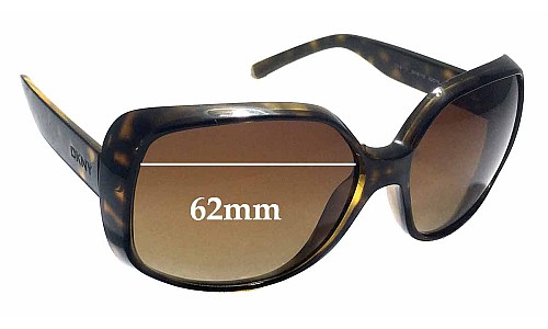 Sunglass Fix Replacement Lenses for DKNY DY4101 - 62mm Wide 
