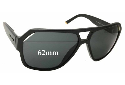 Dolce & Gabbana DG4138 Replacement Lenses 62mm wide 