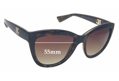 Dolce & Gabbana DG6087 Replacement Lenses 55mm wide 