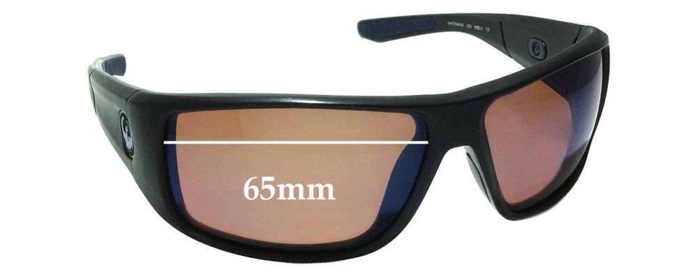 Sunglass Fix Replacement Lenses for Dragon WatermanX - 65mm Wide