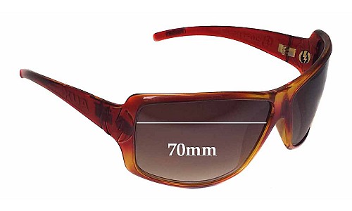 Sunglass Fix Replacement Lenses for Electric Aux - 70mm Wide 