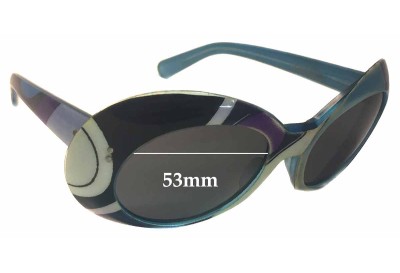 Emilio Pucci Polyvore Replacement Lenses 53mm wide 