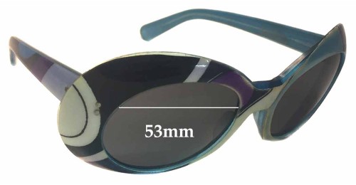 Emilio Pucci Polyvore 53mm Replacement Lenses display picture 3