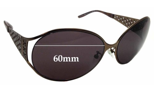 Sunglass Fix Replacement Lenses for Escada  SES 681/S - 60mm Wide 