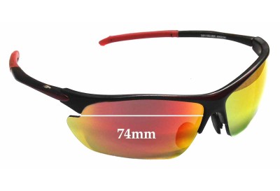 Euro Arrow Replacement Lenses 74mm wide 