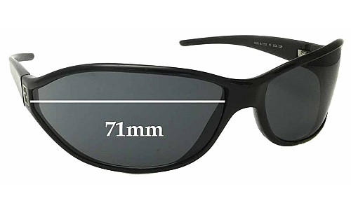 Sunglass Fix Verres de Remplacement pour Fendi FS 7733 - 71mm Wide 