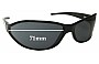 Sunglass Fix Verres de Remplacement pour Fendi FS 7733 - 71mm Wide 