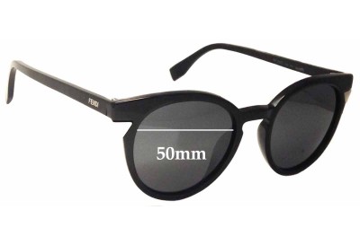 Fendi FF 0127 Replacement Lenses 50mm wide 