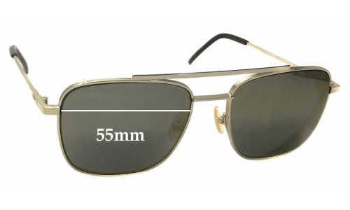 Sunglass Fix Lentes de Repuesto para Fendi FF M0008/S - 55mm Wide 