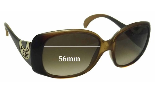 Sunglass Fix Replacement Lenses for Fendi FS 5064 - 56mm Wide 