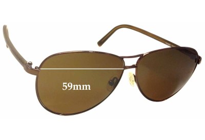 Fendi FS 5222 Replacement Lenses 59mm wide 