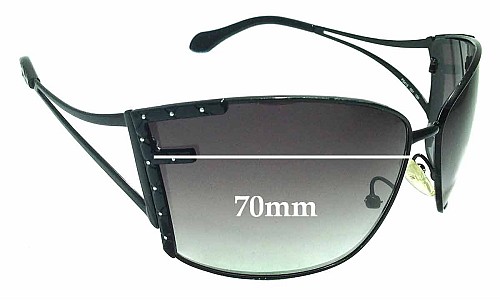 Sunglass Fix Replacement Lenses for Fendi FS 413 - 70mm Wide 
