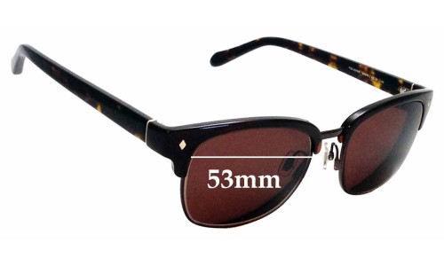 Sunglass Fix Replacement Lenses for Fossil FOS 2003/S - 53mm Wide 