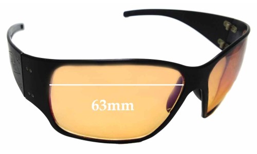 Sunglass Fix Replacement Lenses for Gatorz Fury - 63mm Wide 