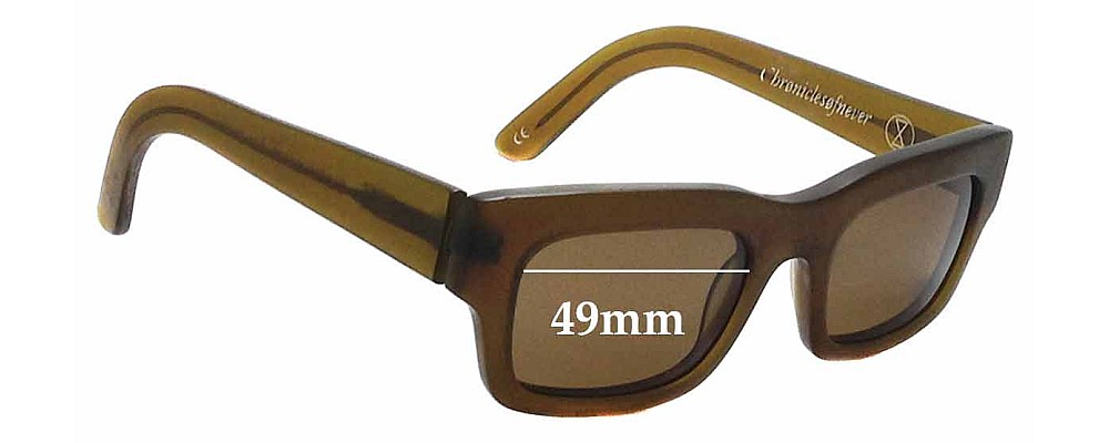 Sunglass Fix Replacement Lenses for Chronicles Of Never Water Nourishes Wood - 49mm Wide