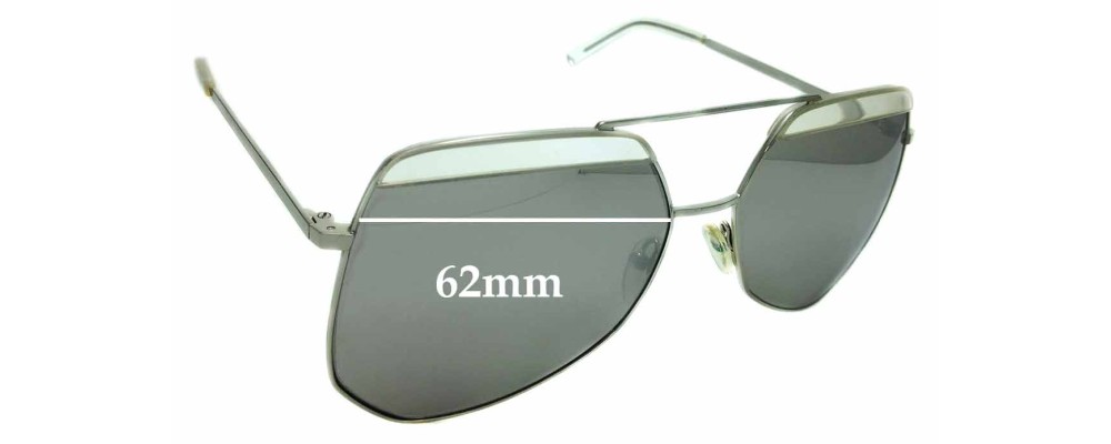 Sunglass Fix Replacement Lenses  for Grey Ant Hexcel - 62mm wide