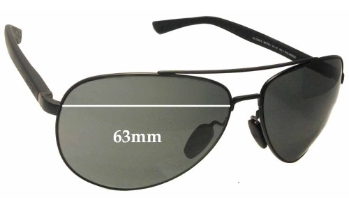 Sunglass Fix Replacement Lenses for Gucci GG2266/S - 63mm Wide 