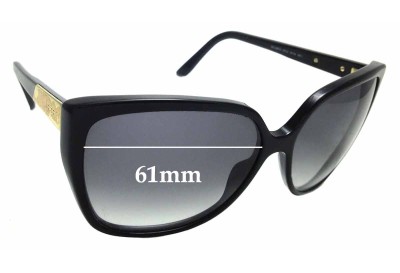  Sunglass Fix Replacement Lenses for Gucci GG3180/S - 61mm Wide 