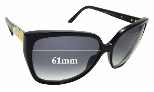 Sunglass Fix Replacement Lenses for Gucci GG3180/S - 61mm Wide 