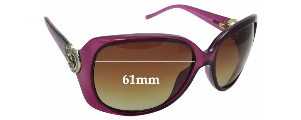 Sunglass Fix Replacement Lenses for Gucci GG 3548/S - 61mm wide