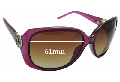 Sunglass Fix Replacement Lenses for Gucci GG 3548/S - 61mm wide 
