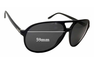  Sunglass Fix Replacement Lenses for Gucci GG1026/S - 59mm Wide 