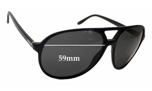 Sunglass Fix Replacement Lenses for Gucci GG1026/S - 59mm Wide 