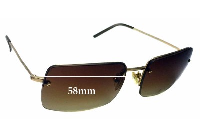 Gucci GG1653/S Replacement Lenses 58mm wide 