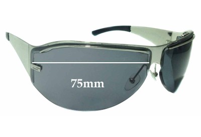 Gucci GG1728/S Replacement Lenses 75mm wide 