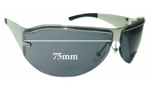 Sunglass Fix Replacement Lenses for Gucci GG1728/S - 75mm Wide 