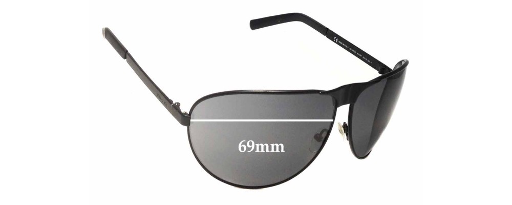 Gucci GG1813/S Replacement Sunglass Lenses - 69mm wide