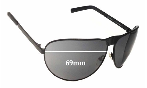 Sunglass Fix Replacement Lenses for Gucci GG1813/S - 69mm Wide 