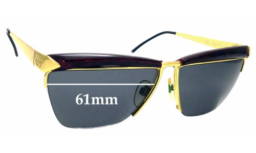 Sunglass Fix Replacement Lenses for Gucci GG2311/S - 61mm Wide 