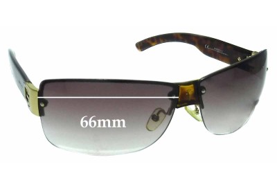 Gucci GG2803/F/S Replacement Sunglass Lenses - 66mm wide 