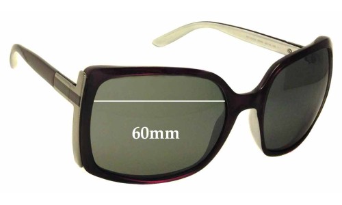 Sunglass Fix Replacement Lenses for Gucci GG3128/S - 60mm Wide 