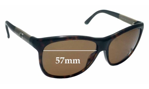 Sunglass Fix Replacement Lenses for Gucci GG3613/S - 57mm Wide 