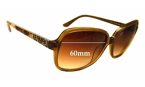 Sunglass Fix Replacement Lenses for Guess GU7382 - 60mm Wide 
