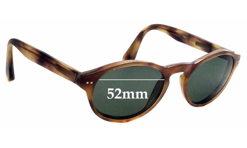 Sunglass Fix Replacement Lenses for Hackett Bespoke HEB047 - 52mm Wide 