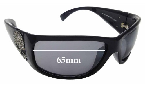 Sunglass Fix Replacement Lenses for Harley Davidson HDS 8004 - 65mm Wide 