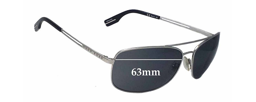 Sunglass Fix Replacement Lenses for Hugo Boss 0004/V/S - 63mm Wide