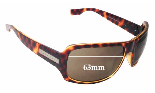 Sunglass Fix Replacement Lenses for Hugo Boss 0340/S - 63mm Wide 