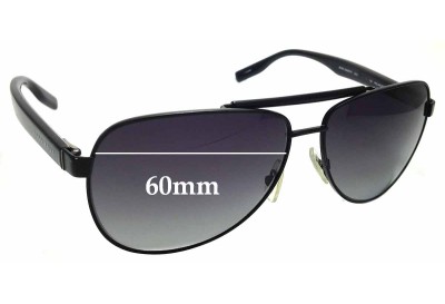 Hugo Boss 0542/P/S Replacement Lenses 60mm wide 