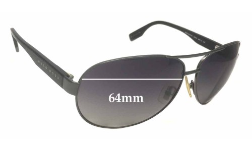 Sunglass Fix Replacement Lenses for Hugo Boss 0421/P/S - 64mm Wide 
