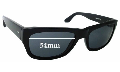 Sunglass Fix Replacement Lenses for Hurley Cell Block - 54mm Wide 