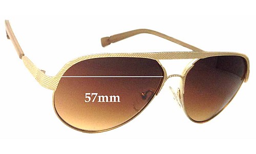 Sunglass Fix Replacement Lenses for Jason Wu Faye - 57mm Wide 