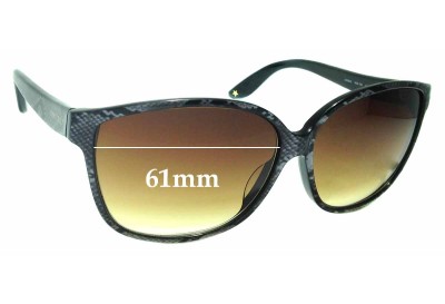 Jimmy Choo Cass/S Replacement Lenses 61mm wide 