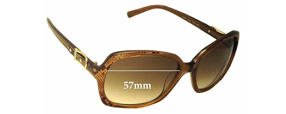 Sunglass Fix Replacement Lenses for Jimmy Choo Lela/S - 57mm Wide