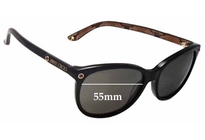 Jimmy Choo Lily/S Replacement Lenses 55mm wide 